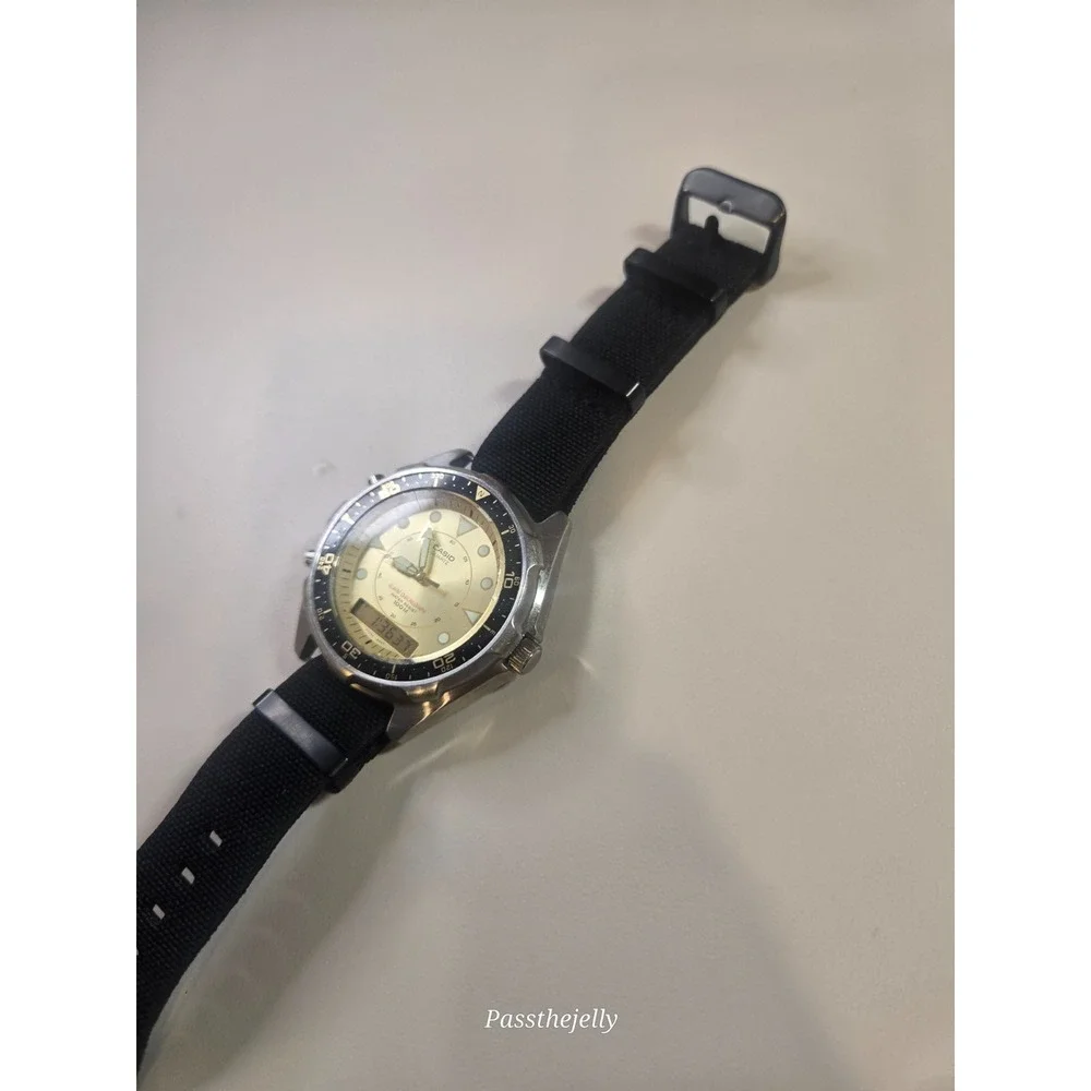 Casio Arnie AMW-320c Ana-Digi 45mm Men's Watch Alarm Chronograph 358 movement.